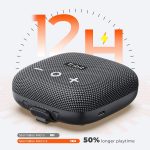 Tribit StormBox Micro 2 Portable Speaker 90dB Loud Sound Deep Bass IP67 Waterproof Small Speaker Built-in Strap, 12H Playtime, 120ft Bluetooth Range - black - Image 7