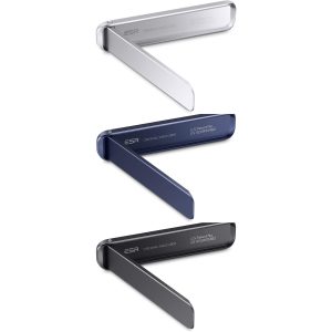 ESR Boost Phone Kickstand, Vertical and Horizontal Stand with Adjustable Angle upto 60 Degree - Black / Silver / Blue