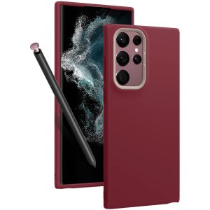 Galaxy S22 Ultra Color Brick Case by CYRILL Spigen - ACS03933 - Sangria