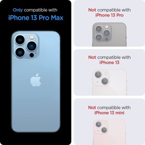 Apple iPhone 13 Pro Max Silicone Fit Soft Case by Spigen - ACS03907 - Sierra Blue - Image 7