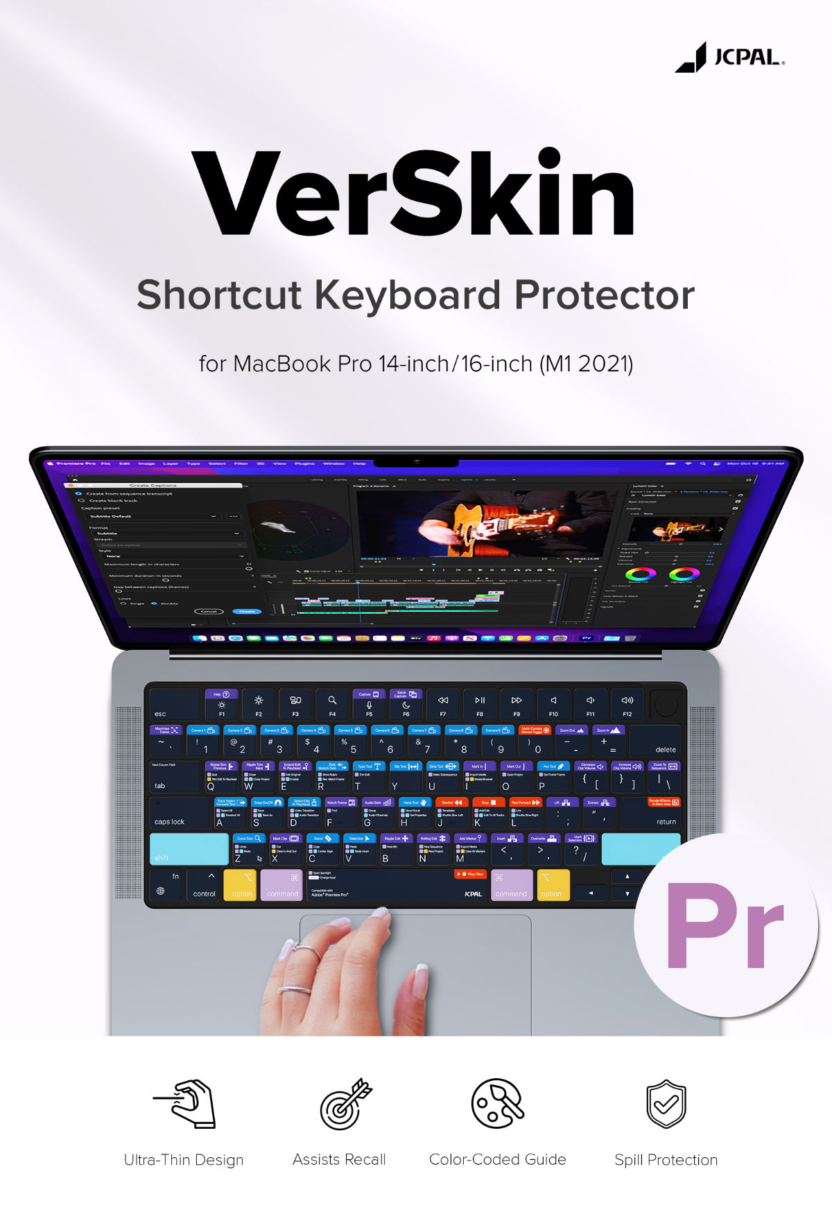 keyboard protector jcpal adobe premiere macbook 14 shortcuts 1