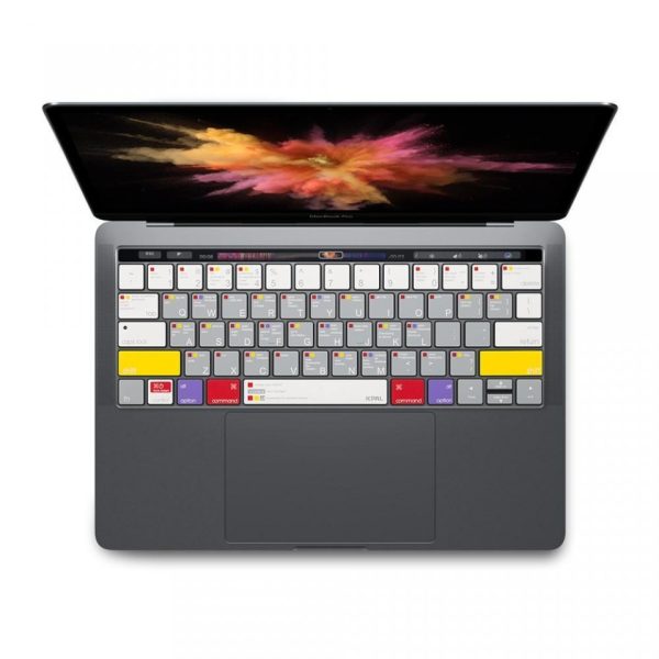 mieng-lot-ban-phim-jcpal-verskin-macos-shortcut-ke9050 MacBook Pro 13" M1 Touch Bar Variant VerSkin MacOS Shortcut TPU Keyboard Protector by JCPAL - Also for MacBook Pro 16" 2019 Touch Bar Variant - US Layout - JCP2395 - Image 10