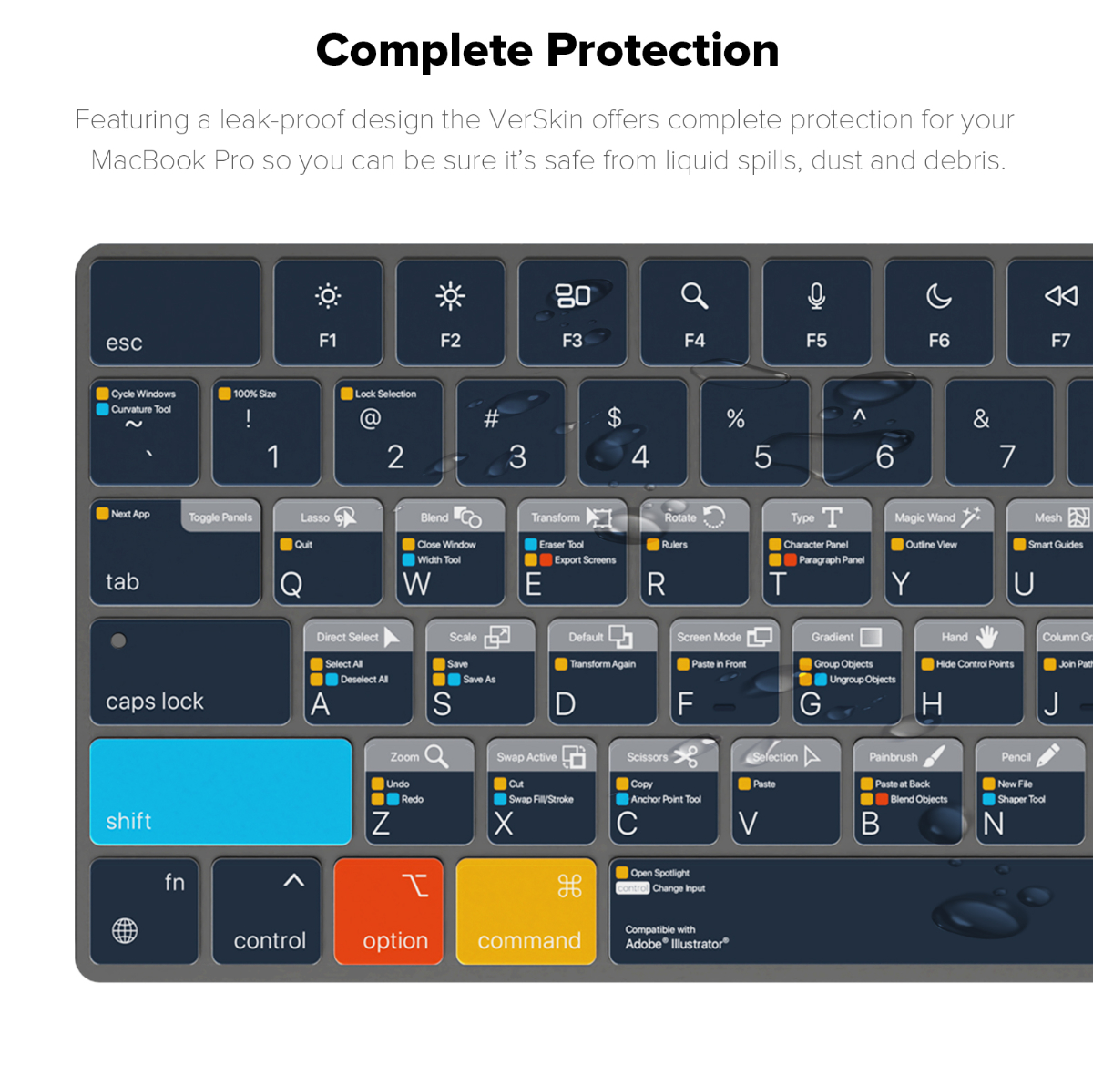 verskin macbook 14 macbook 16 adobe illustrator keyboard protector 7