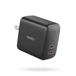 Aukey Swift Duo PD40W 2 Port PD Wall Charger - PA-R2S - Black