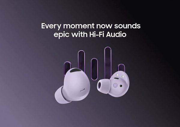 Galaxy Buds 2 Pro 2022 Version True Wireless Bluetooth Earbuds w/Noise Cancelling, Hi-Fi Sound, 360 Audio, Comfort Ear Fit, HD Voice, Conversation Mode, IPX7 Water Resistant - Graphite - OP - Image 2