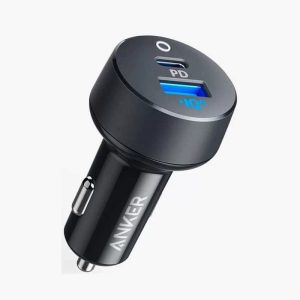 Anker PowerDrive PD+ 2 35W (20W PD + 15W), USB C Car Charger– Black/Gray - A2732HF1 - OP