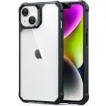 Apple iPhone 14 Plus Air Armor Rugged TPU Case - Clear Black