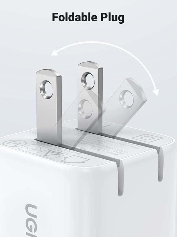 UGREEN AceCube 30W USB-C Power Charger, USB C Charger GaN Charger, PD PPS Fast Charger Block Compatible with MacBook Air/ iPhone 14 /, Galaxy S22/21, Pixel 6/6 Pro, iPad - 40918 - White - US Plug - Image 6