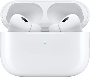Apple AirPods Pro 2022 Wireless Earbuds with MagSafe Charging Case. Active Noise Cancelling, Personalized Spatial Audio, Customizable Fit, Bluetooth Headphones for iPhone - White - Image 3