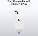 Apple iPhone 14 Plus Project Zero Case Series Thin Silicone Cover, Slim Transparent TPU Phone Case - Clear - Image 2