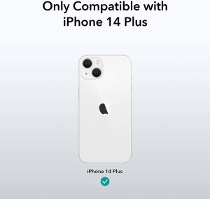 Apple iPhone 14 Plus Project Zero Case Series Thin Silicone Cover, Slim Transparent TPU Phone Case - Clear - Image 2