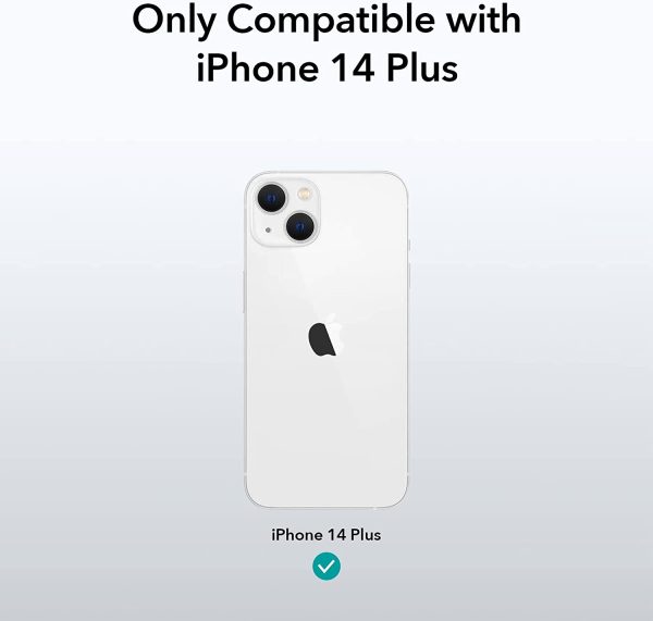 Apple iPhone 14 Plus Project Zero Case Series Thin Silicone Cover, Slim Transparent TPU Phone Case - Clear - Image 2