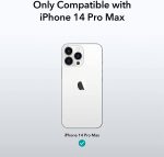 Apple iPhone 14 Pro Max Project Zero Case Series Thin Silicone Cover, Slim Transparent TPU Phone Case - Clear - Image 2