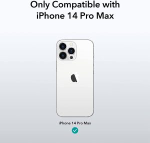 Apple iPhone 14 Pro Max Project Zero Case Series Thin Silicone Cover, Slim Transparent TPU Phone Case - Clear - Image 2