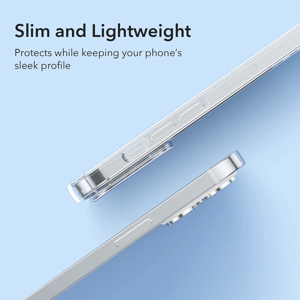 61XlFCJQeQL._AC_SL1500_ Apple iPhone 14 Pro Krystec Case Reduced Yellowing Resistant with Shockproof Military-Grade Protection and Polycarbonate Buttons - Clear - Image 3