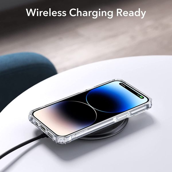 Apple iPhone 14 Pro Air Armor Rugged TPU Case - Clear - Image 2