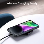 Apple iPhone 14 Plus Air Armor Rugged TPU Case - Frosted Black - Image 3