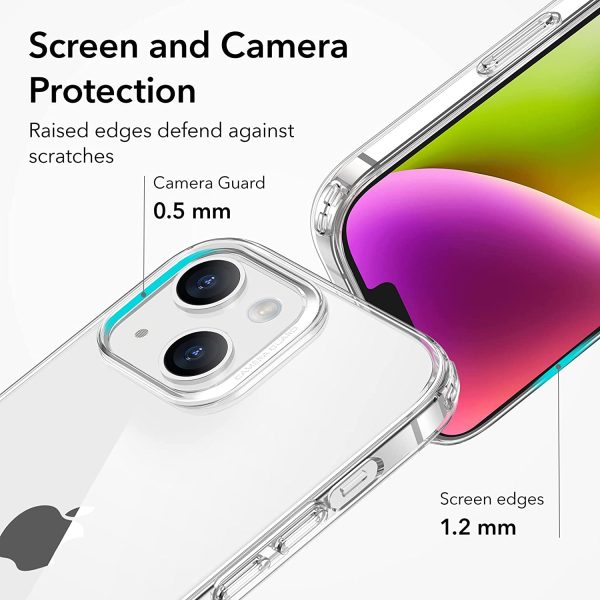 Apple iPhone 14 Plus Project Zero Case Series Thin Silicone Cover, Slim Transparent TPU Phone Case - Clear - Image 6