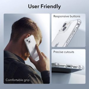 Apple iPhone 14 Plus Air Armor Rugged TPU Case - Clear - Image 6
