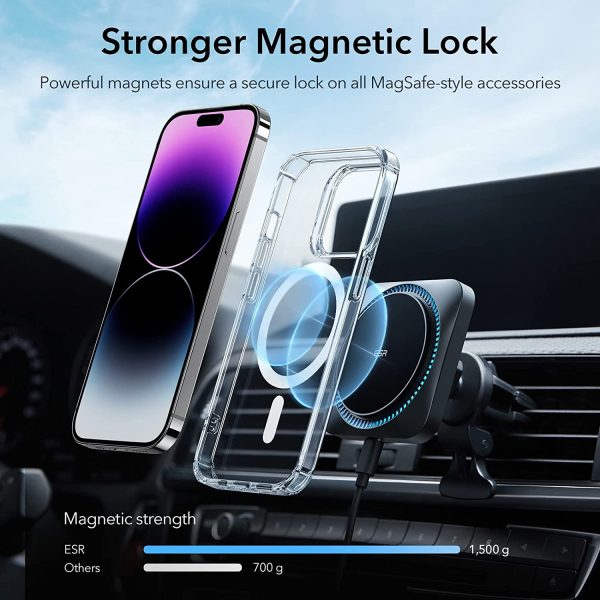 71x8PKjVmbL._AC_SL1500_ Apple iPhone 14 Pro Max Krystec Case with Halolock Ultra-Yellowing Resistant with Shockproof Military-Grade Protection and Polycarbonate Buttons - Clear - Image 6