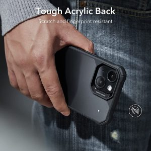 Apple iPhone 14 Plus Air Armor Rugged TPU Case - Frosted Black - Image 7