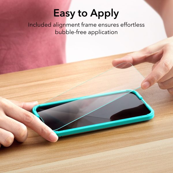 Apple iPhone 14 Pro Screen Shield Glass Protector 2 PACK with Easy Installation Frame by ESR - Image 8