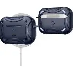 AirPods Pro 2022 / 2019 Case Cyber Armor Tough Case Magsafe compatible Magnetically Locking Lid by ESR - Blue
