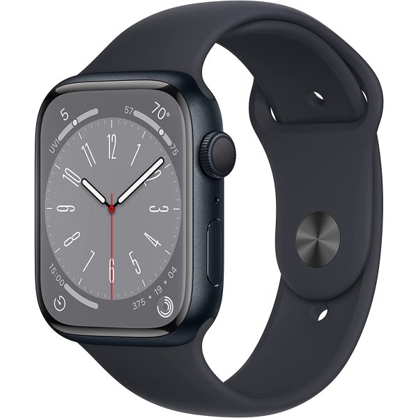 Apple Watch Series 8 - GPS, 45mm - Midnight Aluminum Case with Midnight Sport Band - Image 1