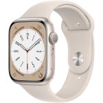 Apple Watch Series 8 - GPS, 45mm - Starlight Aluminum Case with Starlight Sport Band