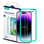 Apple iPhone 14 Pro Screen Shield Glass Protector 2 PACK with Easy Installation Frame by ESR
