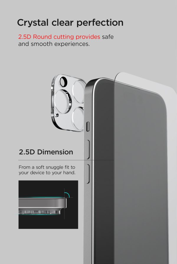 07 iPhone 14 Pro Max Crystal Mixx Non-Slip Grip Case, Magsafe Clear but Sturdy Case with Tempered Glass Screen and Camera Protector By VRS Design - Clear - Image 7