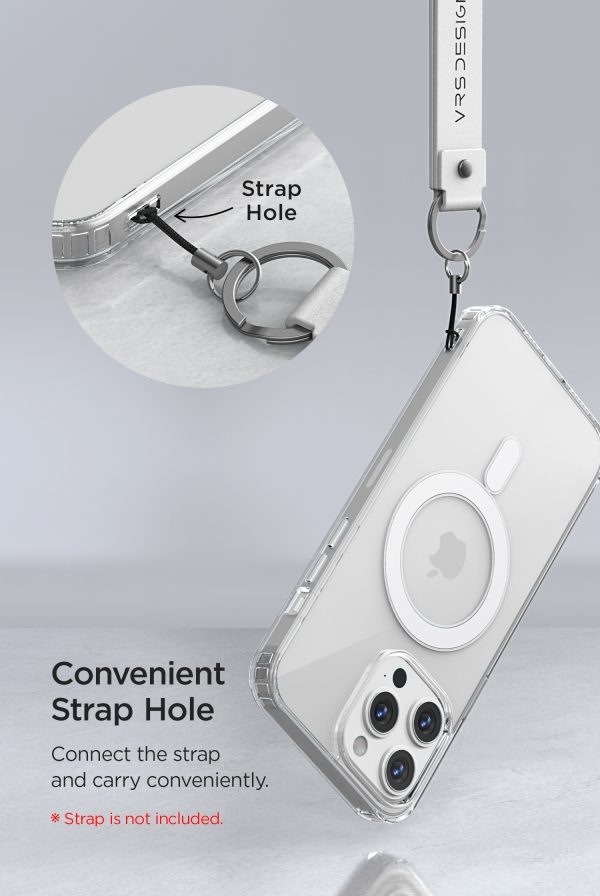 11 iPhone 14 Pro Max Crystal Mixx Non-Slip Grip Case, Magsafe Clear but Sturdy Case with Tempered Glass Screen and Camera Protector By VRS Design - Clear - Image 11
