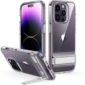 Apple iPhone 14 Pro Air Shield Boost Kickstand Case – Clear