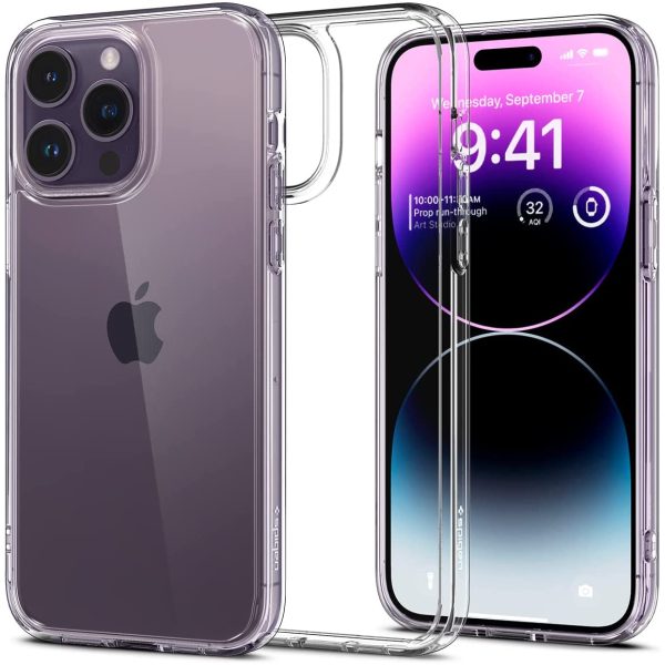 Apple iPhone 14 Pro Ultra Hybrid TPU + PC Case by Spigen - ACS04960 - Crystal Clear - Image 1