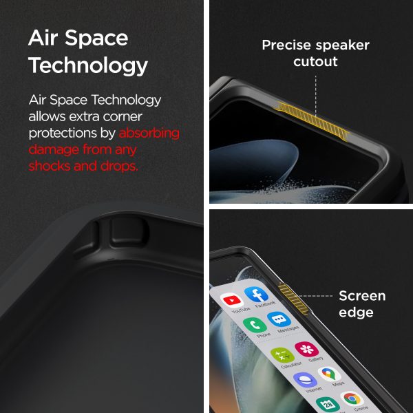 Galaxy Z Fold 4 Terra Guard Active Case by VRS Design Premium [Anti Scratch Hinge Protection] Case with FREE Tempered Glass Screen Protector - Matte Black - Image 17