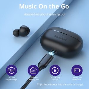 Tronsmart Onyx Pure Hybrid Dual Driver Headphones - Black - Image 3