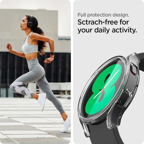 614mKD8O4AL._AC_SL1000_ Galaxy Watch 5 / Galaxy Watch 4 Case for 44 mm Ultra Hybrid Protector - ACS05393 - Crystal Clear - Image 4