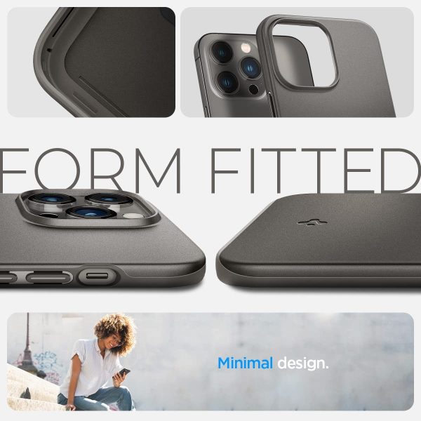 Apple iPhone 14 Pro Max Thin Fit Slim Case by Spigen - ACS04767 - Gunmetal - Image 7