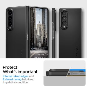Galaxy Z Fold 4 Air Skin Non Yellowing Case by Spigen - ACS05103 - Matte Black - Image 7