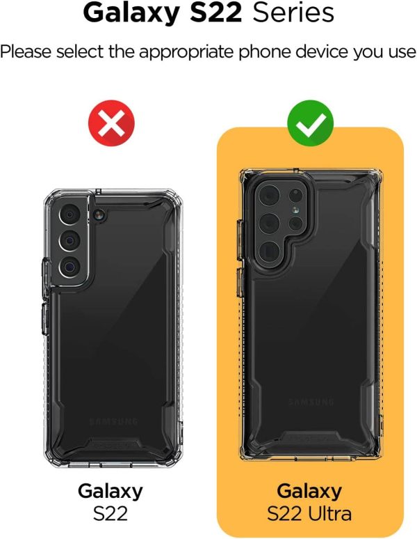 Galaxy S22 Ultra Terra Guard Crystal Case by VRS Design - Clear - Image 2