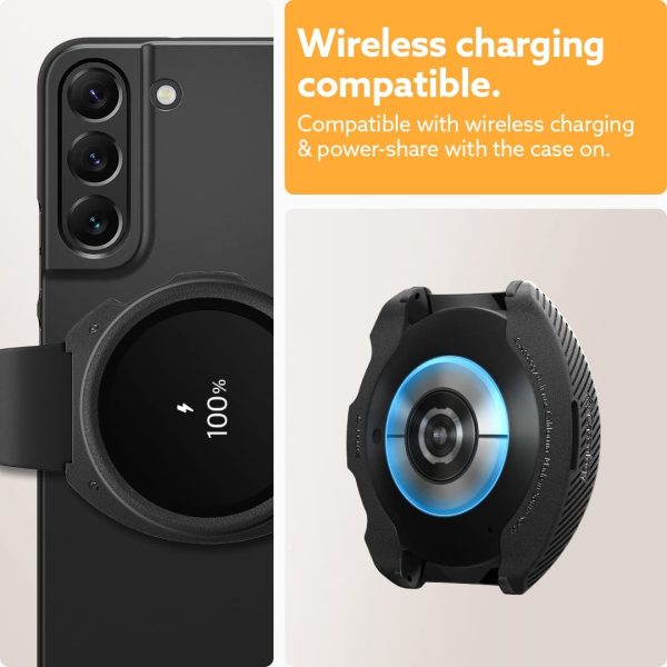 61Sv8dBGEDL._AC_SL1080_ Galaxy Watch 5 / Galaxy Watch 4 Case for 44 mm Vault by Caseology - ACS05137 - Matte Black - Image 5