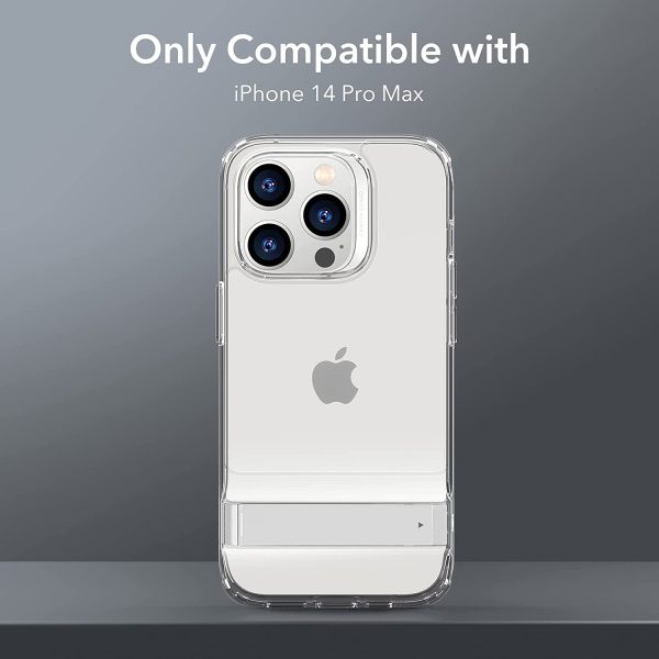 Apple iPhone 14 Pro max Air Shield Boost Kickstand Case – Clear - BIS - Image 2