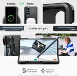 Galaxy Z Fold 4 Thin Fit P Case with S Pen Holder by Spigen - ACS05099 - Matte Black - Image 6