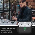 Apple AirPods Pro (2019) Case Spigen Mag Armor MagFit - Matte Black - ACS03645 - Image 3