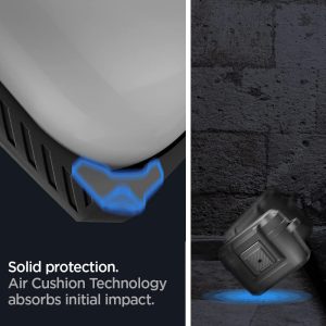 Apple AirPods Pro (2019) Case Spigen LockFit with Secure Lock Clip Matte Black - ACS04755 - Image 4