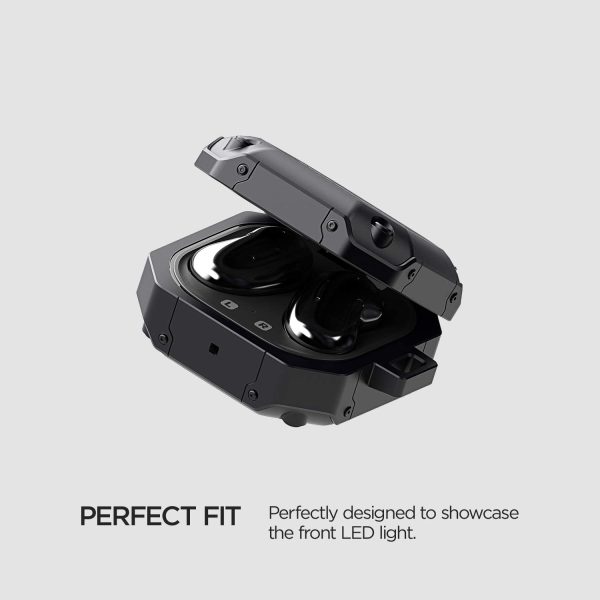 Galaxy Buds 2 Pro 2022 / Buds 2 / Buds Pro / Buds Live Active Fit Case by VRS Design - Black - Image 4