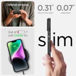 Apple iPhone 14 Plus Thin Fit Slim Case by Spigen - ACS04773 - Matte Black - Image 5
