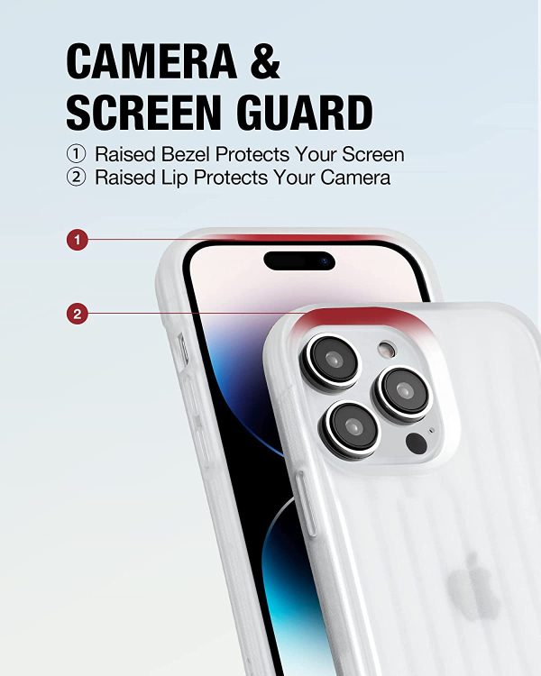 iPhone 14 Pro Raptic Clutch Case, Military Grade 10ft Drop Protection Case - Clear - Image 5