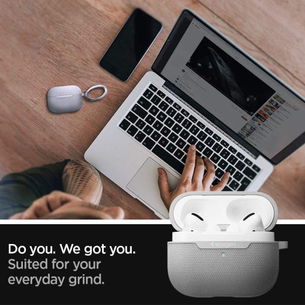 71-OGmYJizL._AC_SL1000_ Apple AirPods Pro (2019) Case Spigen Urban Fit - Gray - ASD00573 - Image 6