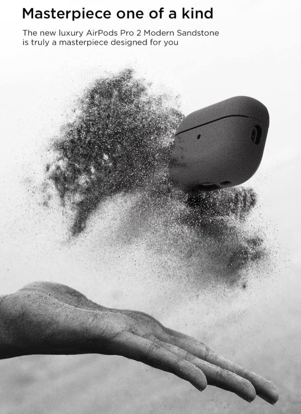 AirPods Pro 2022 Modern Case by VRS Design - Sandstone - Image 3